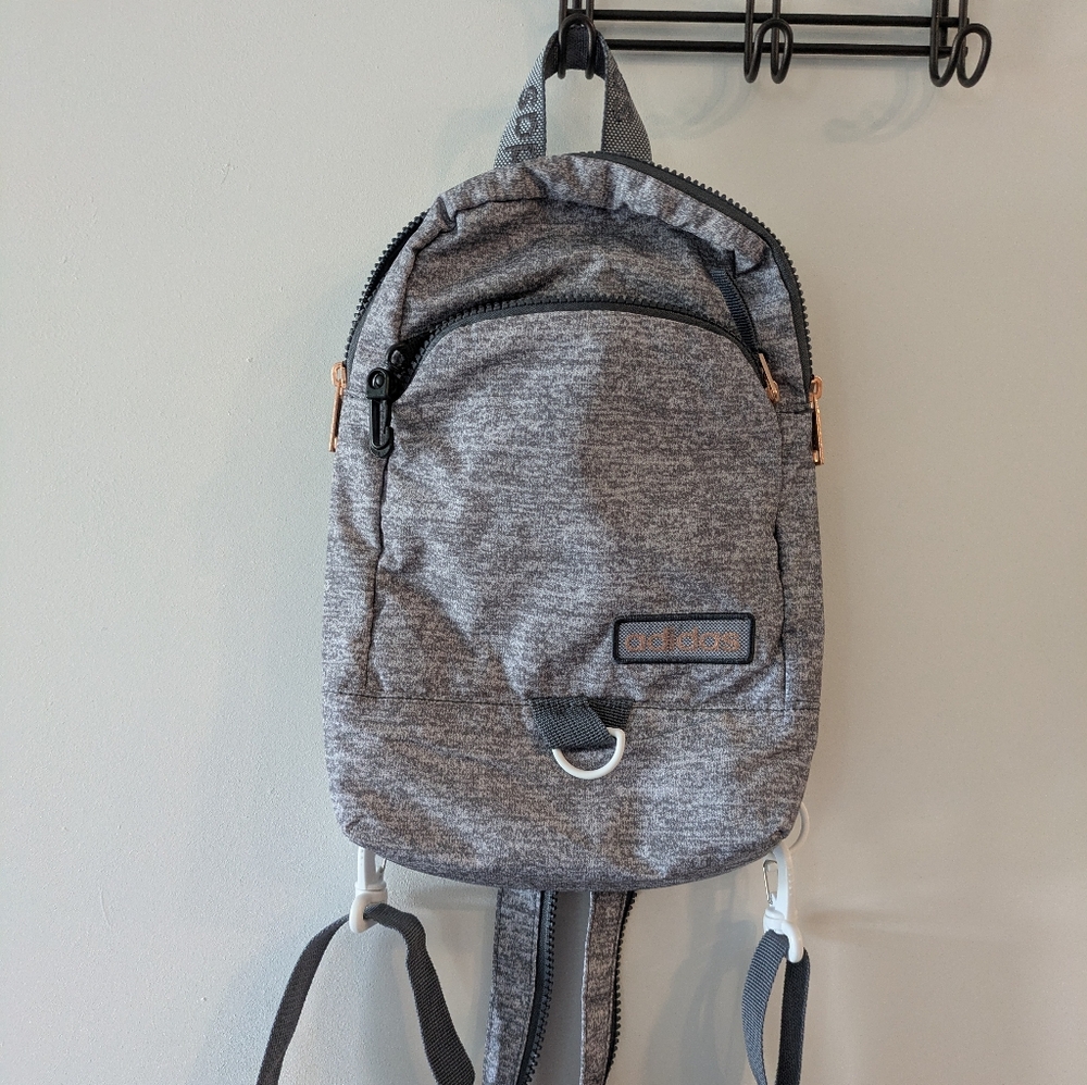 Adidas Heathered Gray Men's Backpack